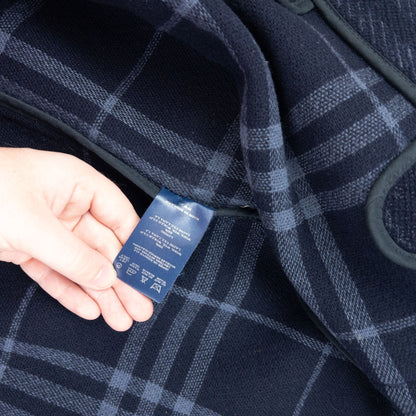 Vintage 2000s Burberry Nova Check Wool Duffle Jacket Size L