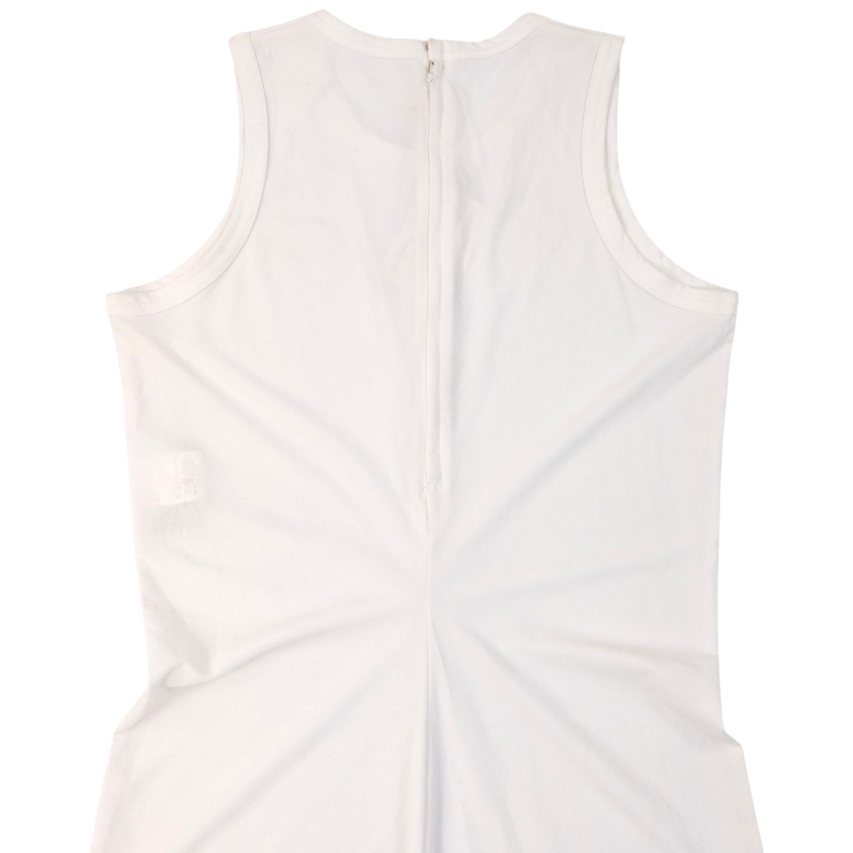 Vintage 1990 Comme Des Garçons Sleeveless Cropped Jumpsuit in white (polyester), photo 3