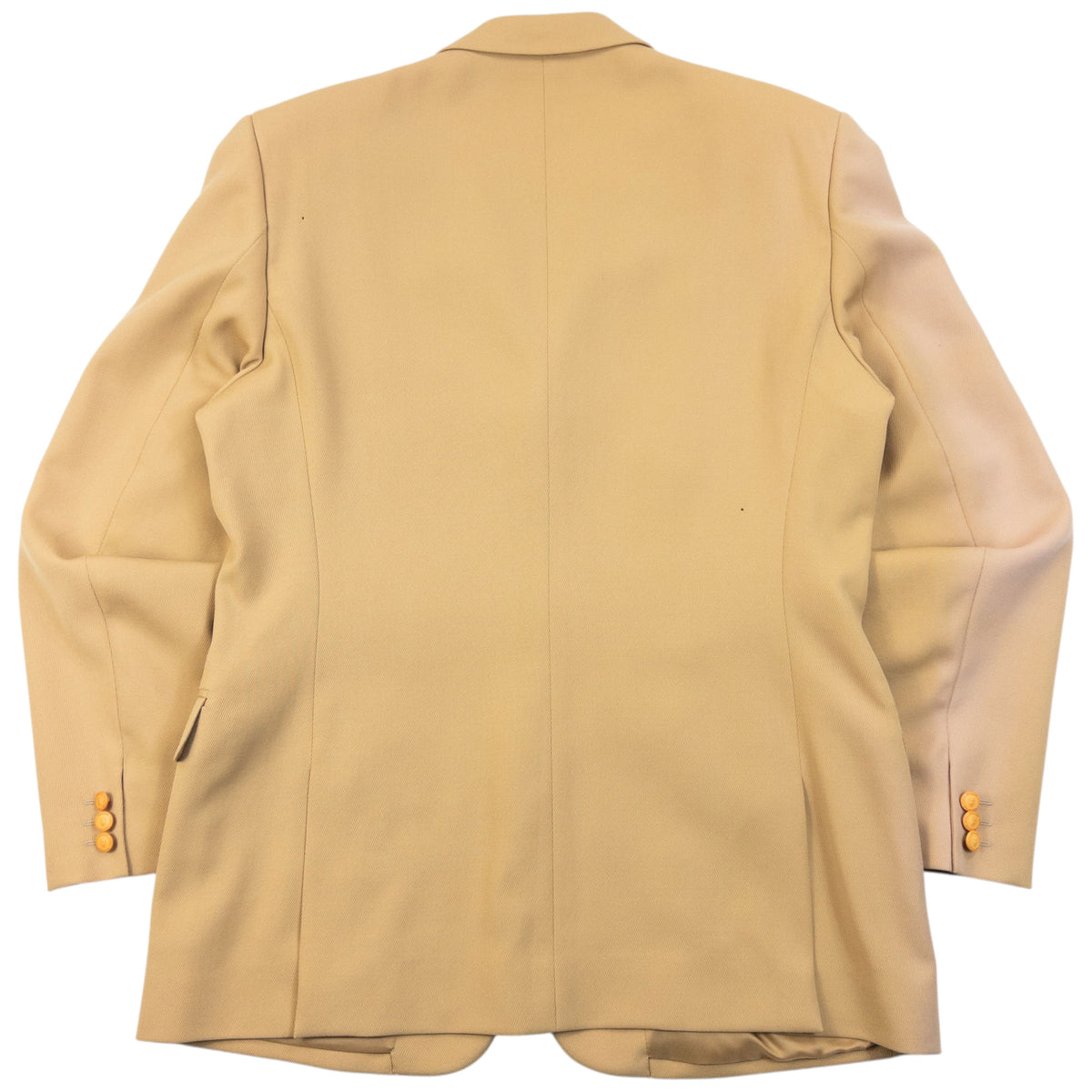 Vintage 90s Versace Istante Jacket & Trousers Suit Set in beige, photo 3