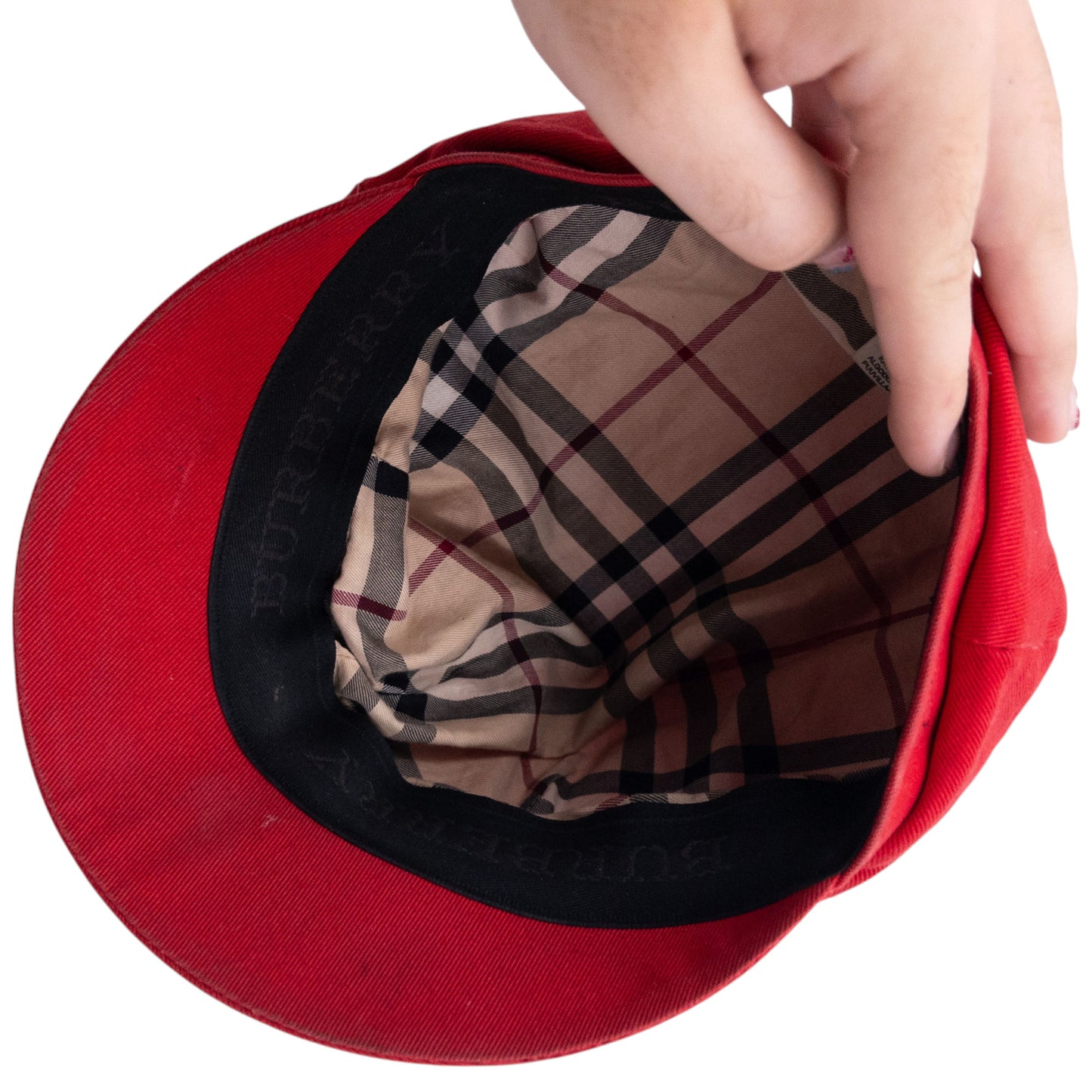 Vintage Burberry Newsboy Hat Size S