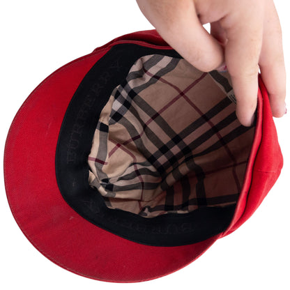 Vintage Burberry Newsboy Hat Size S