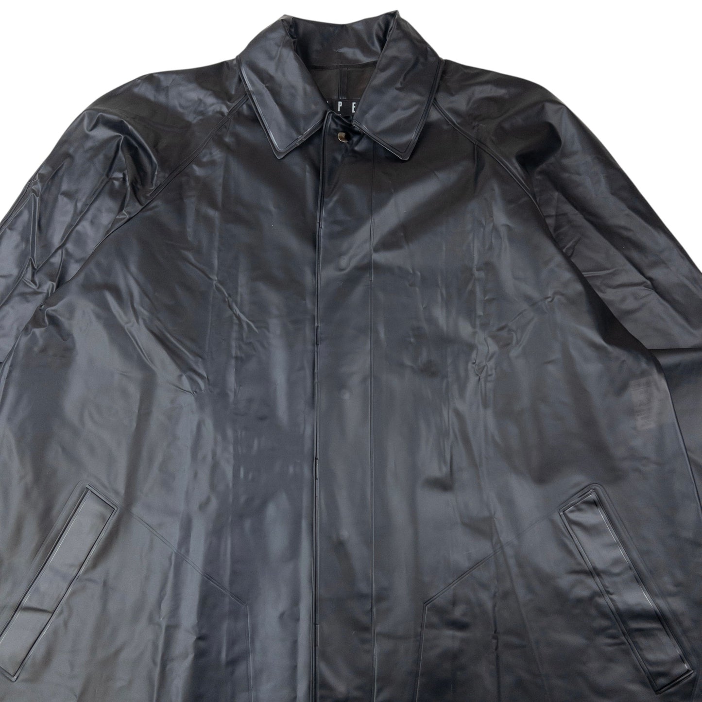 Vintage 90s Yohji Yamamoto Impermeable Transluscent Rain Jacket Size XL