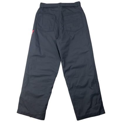 Vintage 90s Oakley Belt Waist Snowboarding Trousers Size L
