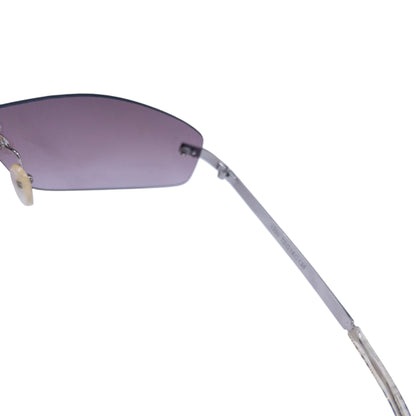 Vintage 2000s Burberry Nova Check Rimless Sunglasses