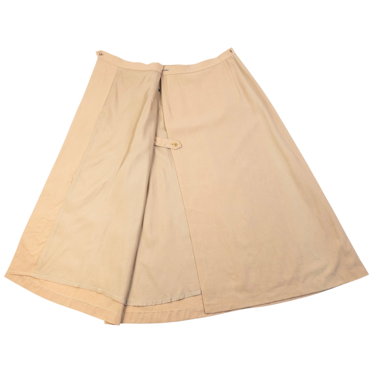 Vintage 90s Yohji Yamamoto I Wish Wrap Skirt in beige, photo 6