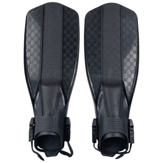 Vintage Gucci Monogram Swim Fin Flippers Size M-L