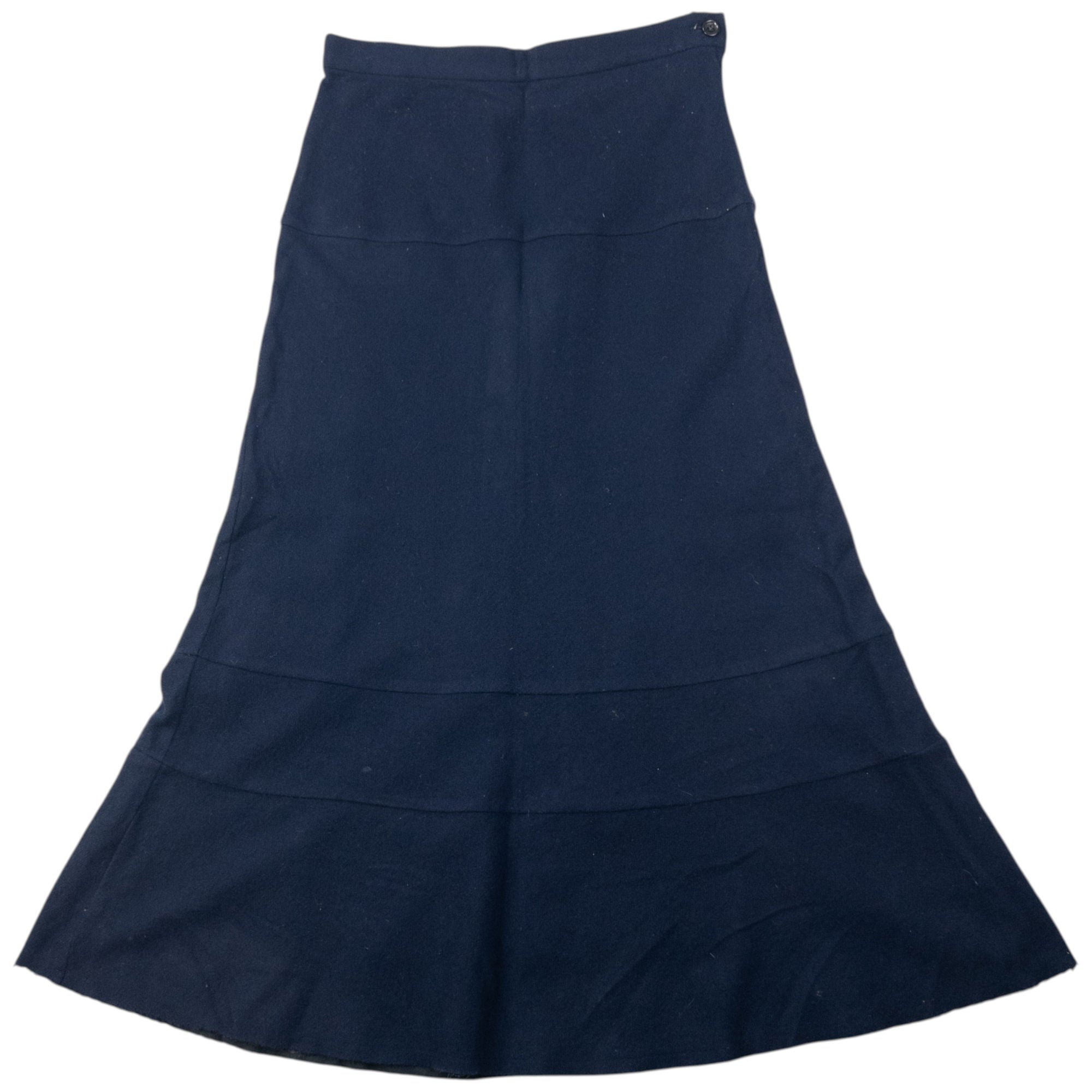 Vintage 2002 Comme Des Garçons Tricot Wool Flared Skirt Womens Size W25