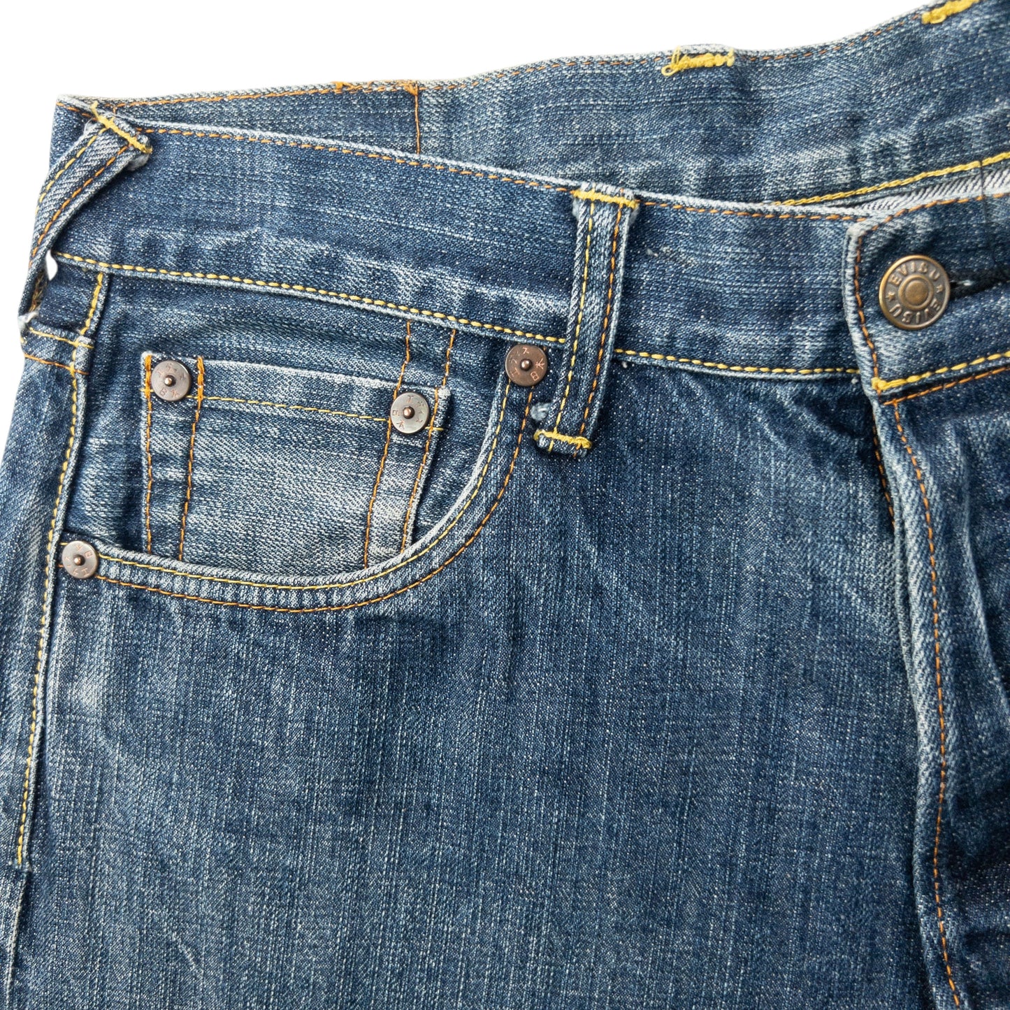 Vintage 2000s Evisu Heritage Double Gull Japanese Denim Jeans Size W30