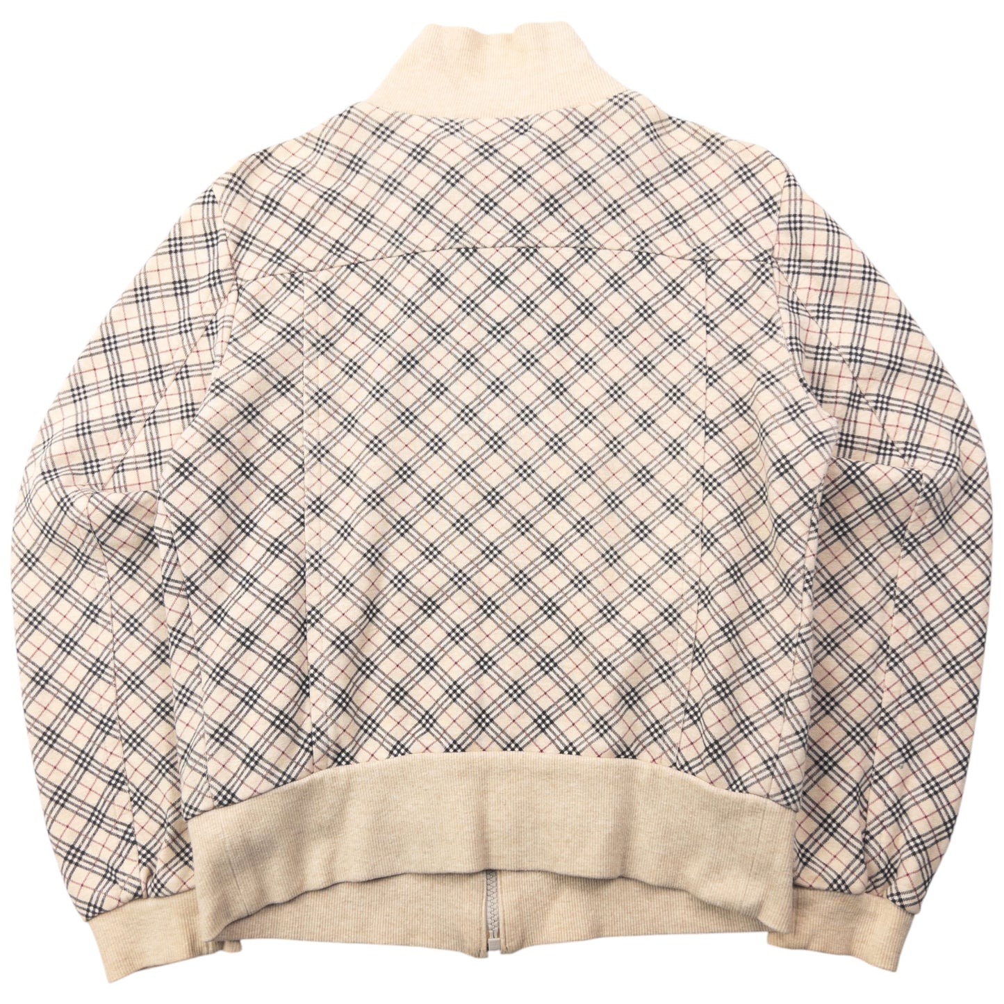 Vintage 2000s Burberry Blue Label Nova Check Zip Up Sweatshirt Womens Size M