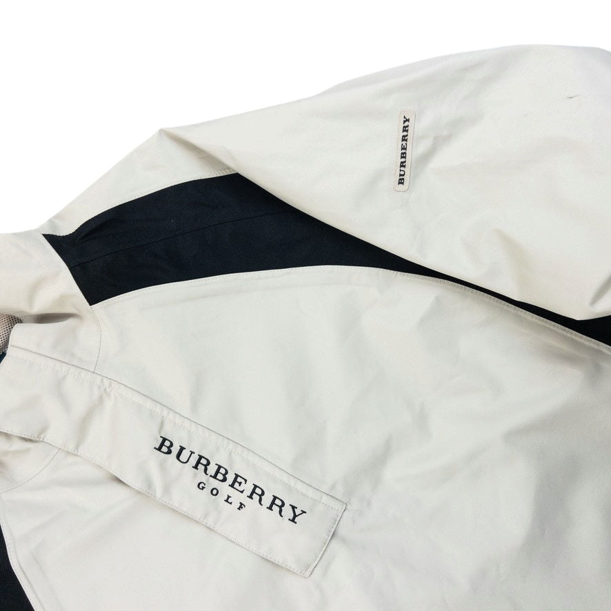 Vintage 2000s Burberry Golf Q Zip Waterproof Jacket Size L