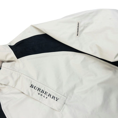 Vintage 2000s Burberry Golf Q Zip Waterproof Jacket Size L