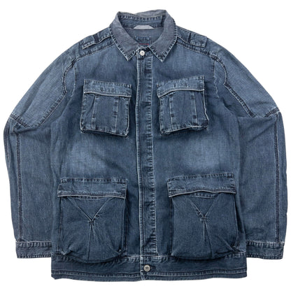 Vintage 2000s Marithe + Francois Girbaud Button Up Denim Jacket Size M
