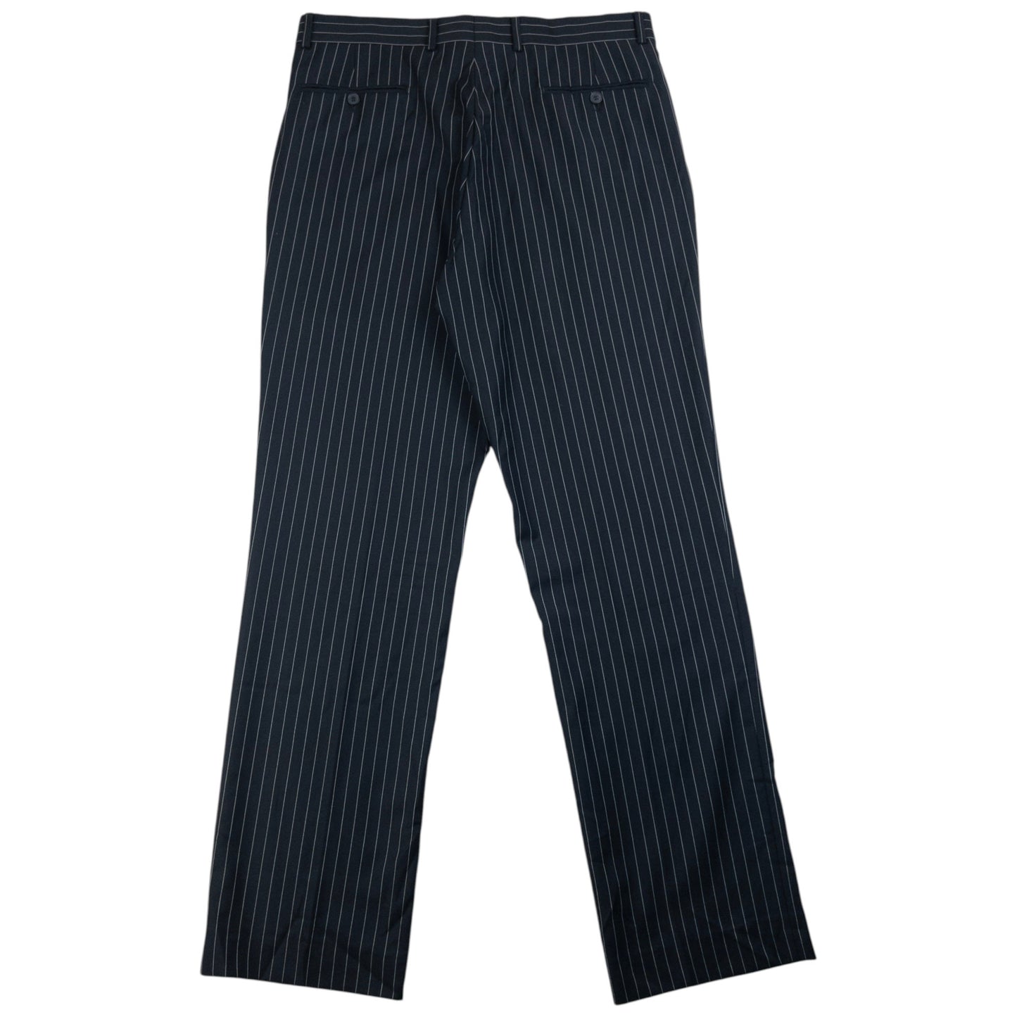 Vintage 90s YSL Yves Saint Laurent Pinstripe Jacket & Trousers Suit Set Size L