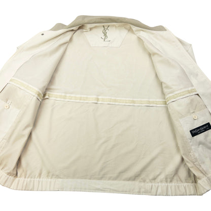 Vintage 90s YSL Yves Saint Laurent Harrington Jacket Size XL