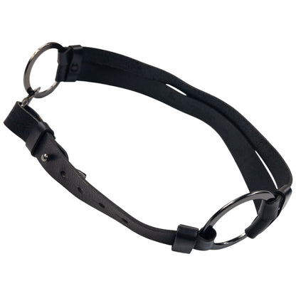 Vintage 2000s Dolce & Gabbana Leather Clip Ring Belt Size M