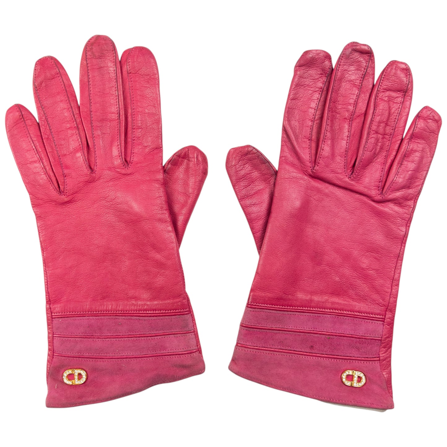 Vintage Dior Leather Gloves