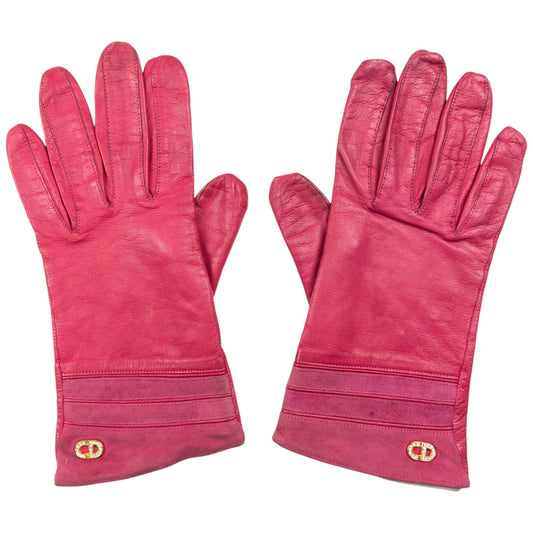 Vintage Dior Leather Gloves