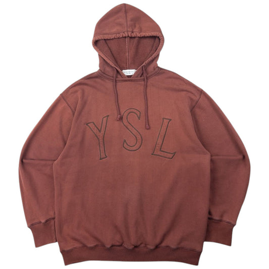 Vintage YSL Yves Saint Laurent Embroidered Hoodie Size L