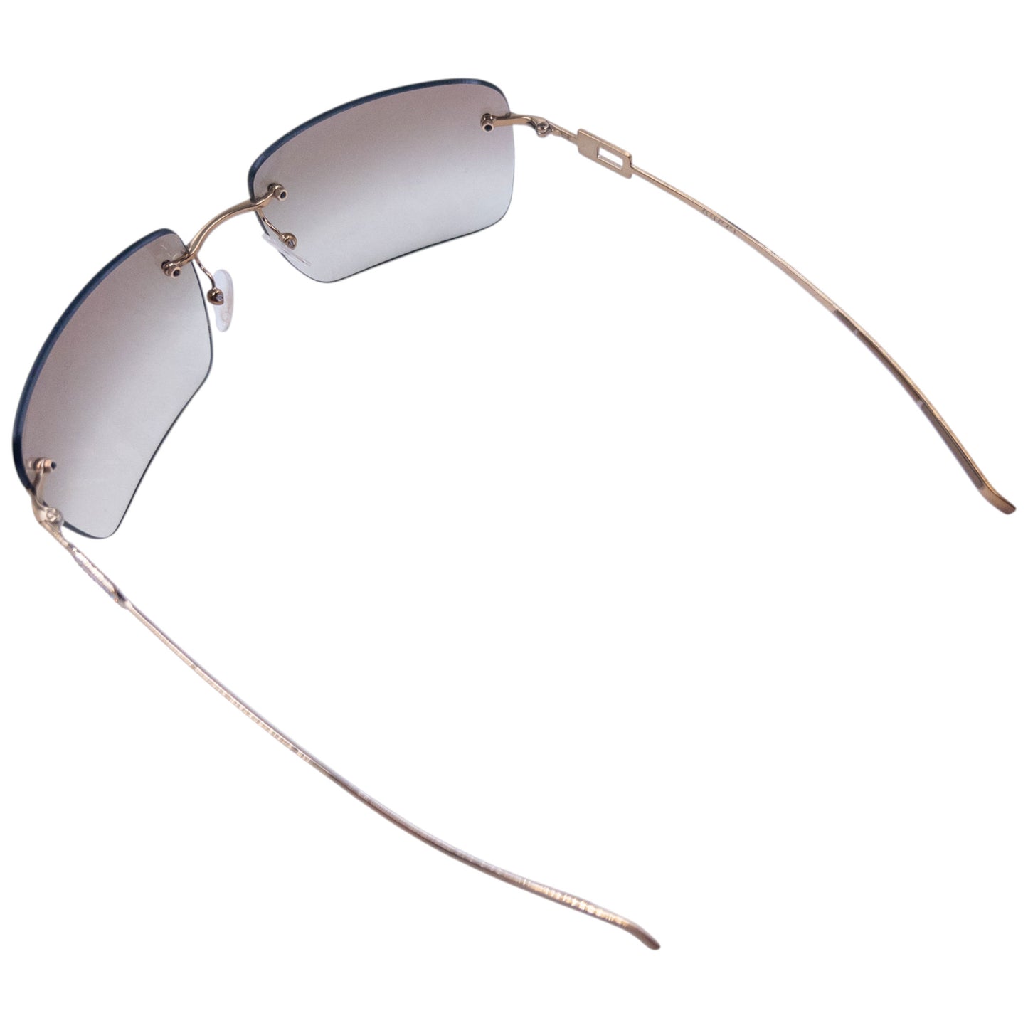 Vintage 2000s Gucci Diamanté Rimless Sunglasses