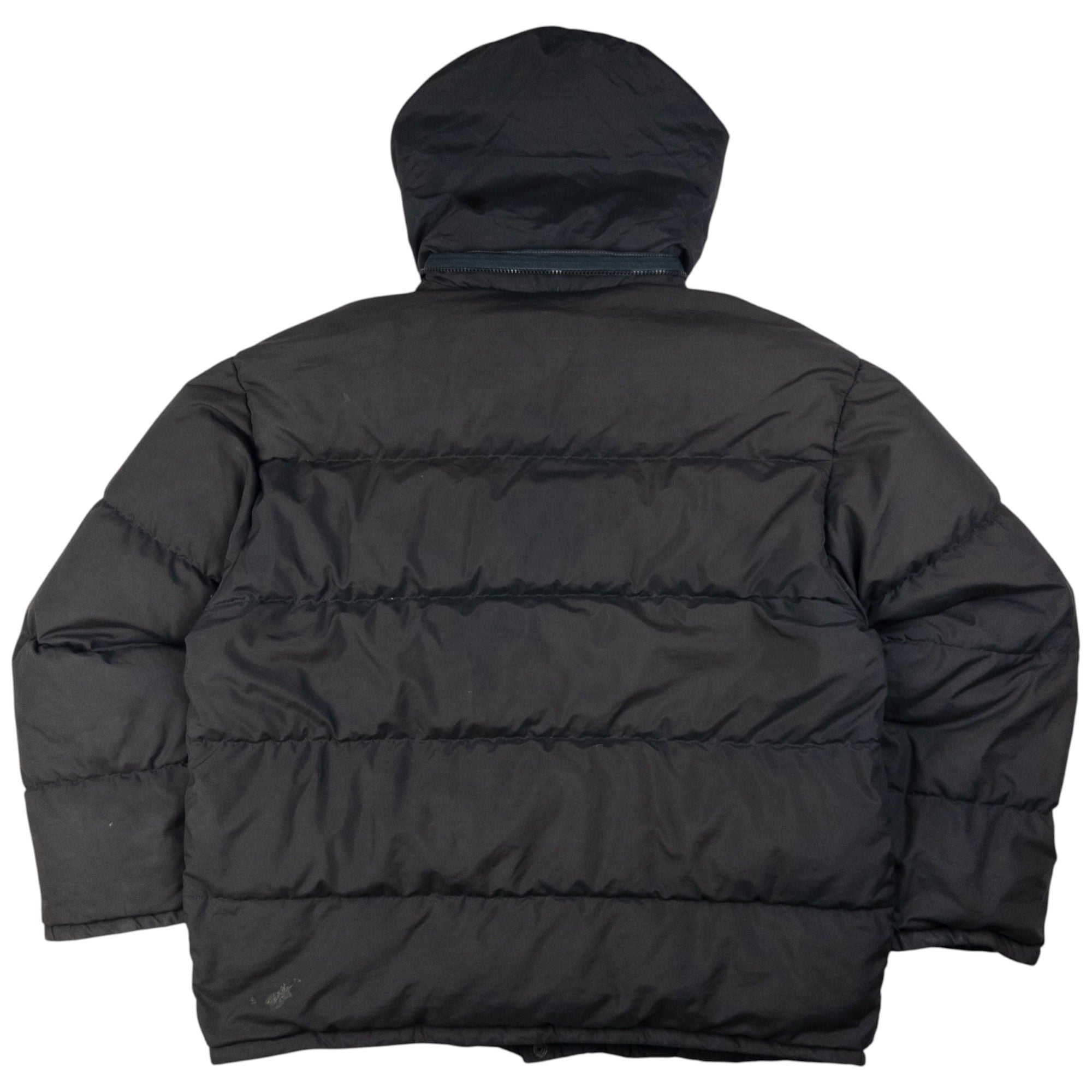 Vintage Armani Jeans Zip Up Puffer Jacket Size XL