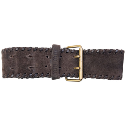 Vintage 2000s Miu Miu Suede Leather Belt Size L