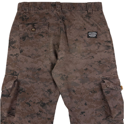 Vintage Stussy Pixel Camo Cargo Trousers Size W30