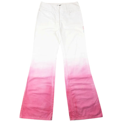 Vintage 2000s Fendi Flared Gradient Denim Jeans Womens Size W28