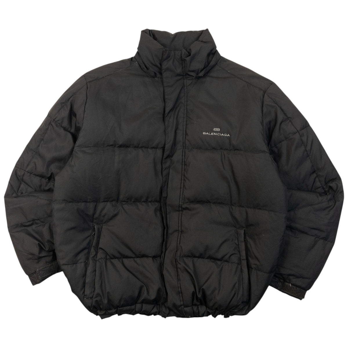 Vintage 90s Balenciaga Zip Up Puffer Jacket Size M