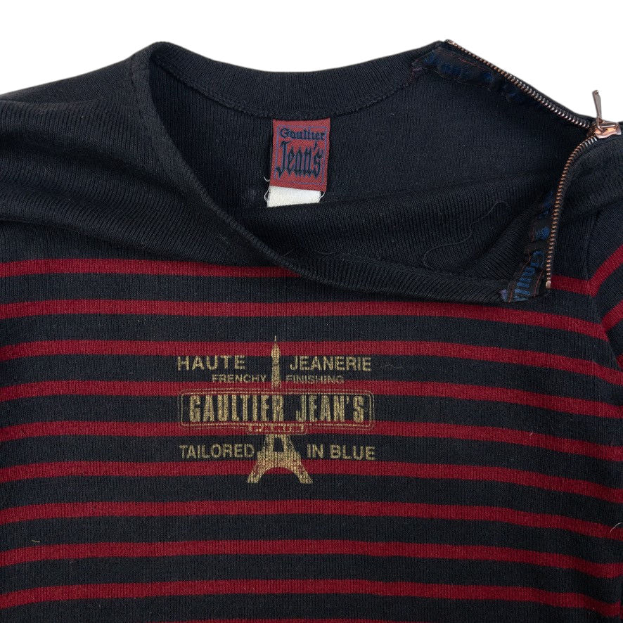 Vintage Gaultier Jean's Striped Jumper Womens Size M