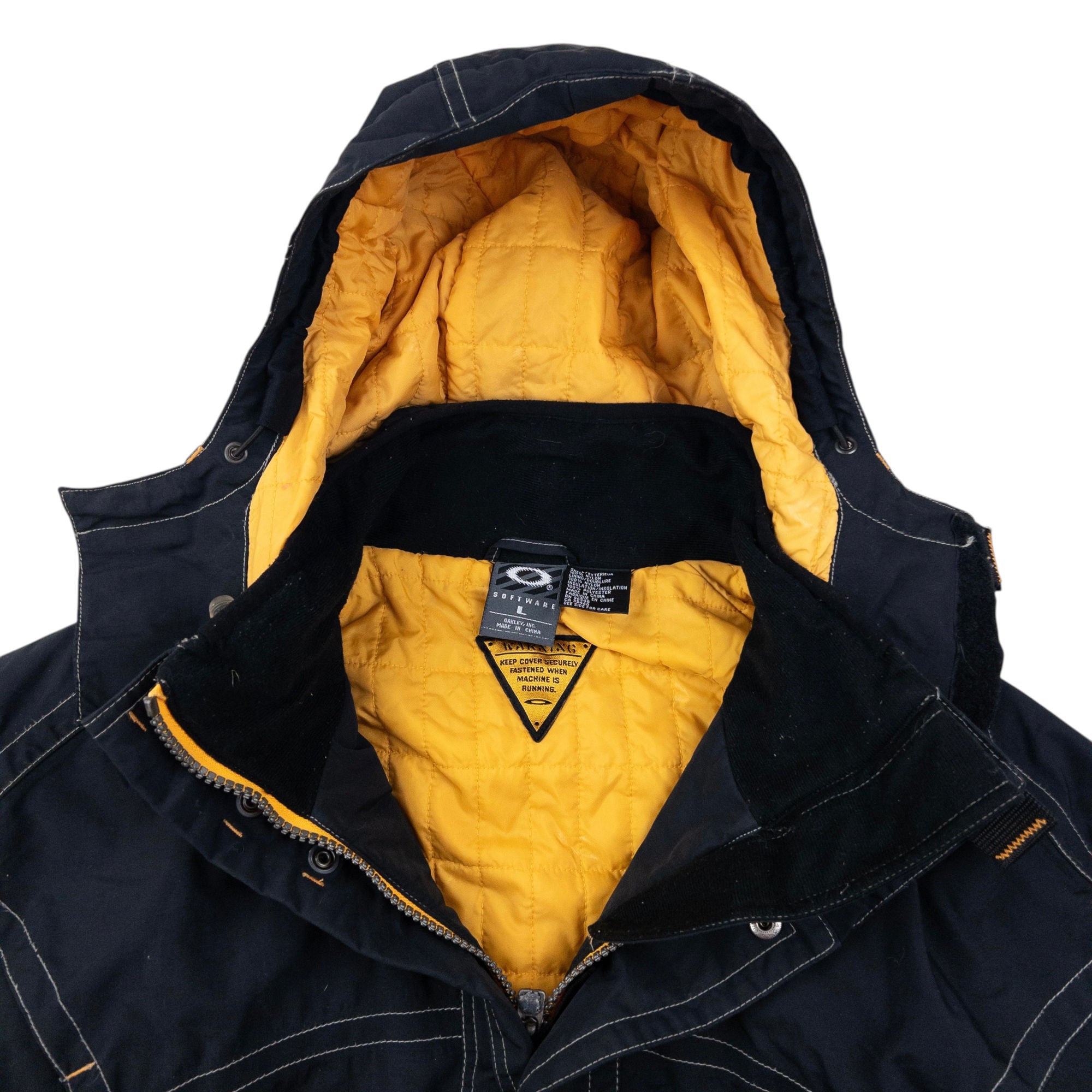 Vintage 2000s Oakley Zip Up Snowboarding Jacket Size L