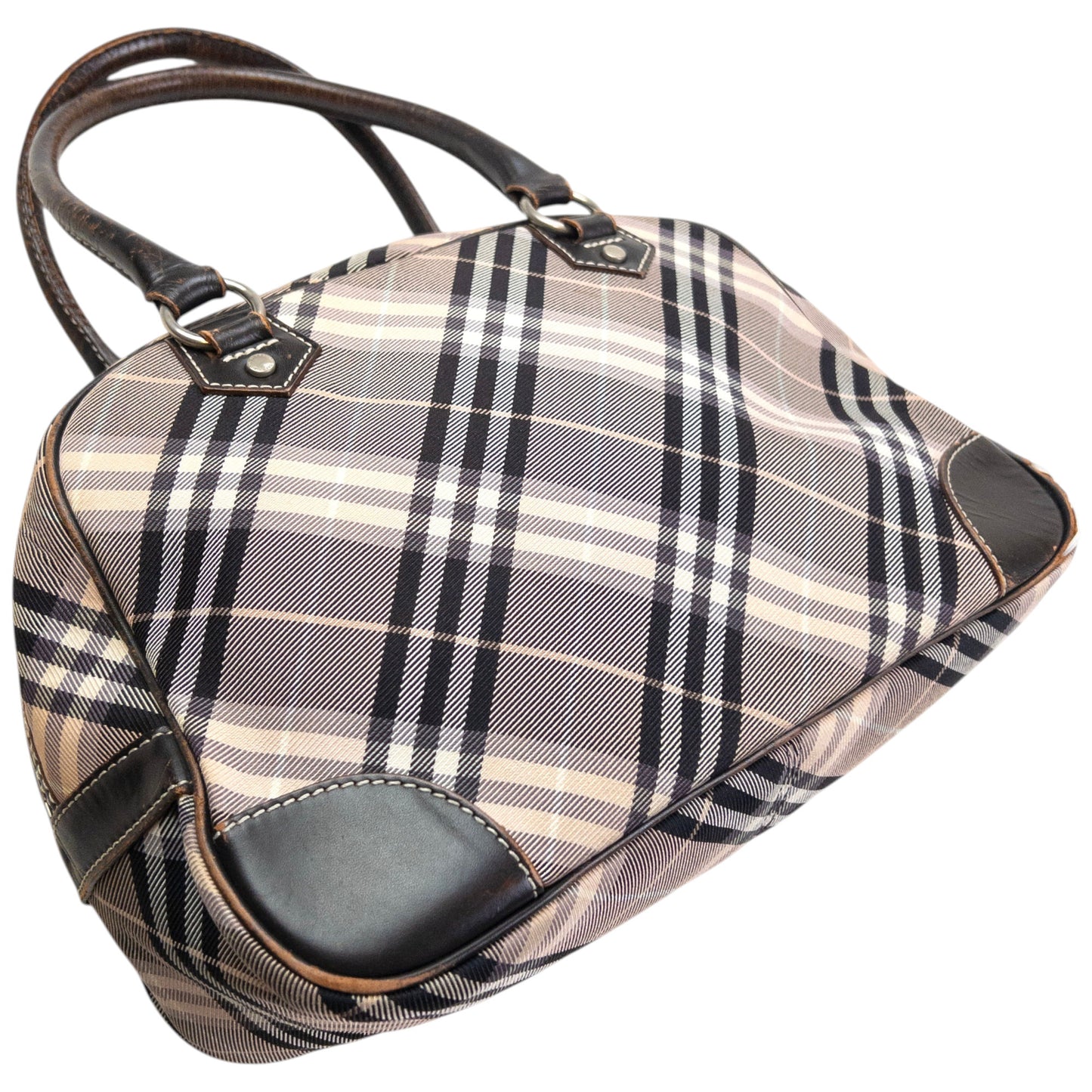 Vintage 2000s Burberry Blue Label Nova Check Handbag