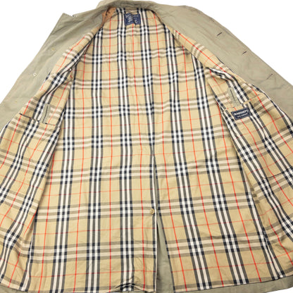 Vintage 90s Burberry Nova Check Lined Trench Jacket Size XL