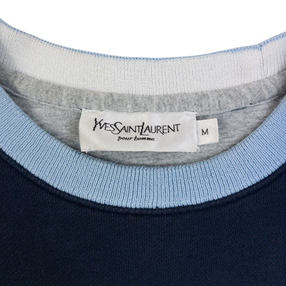 Vintage 2000s YSL Yves Saint Laurent Striped Sweatshirt Size M