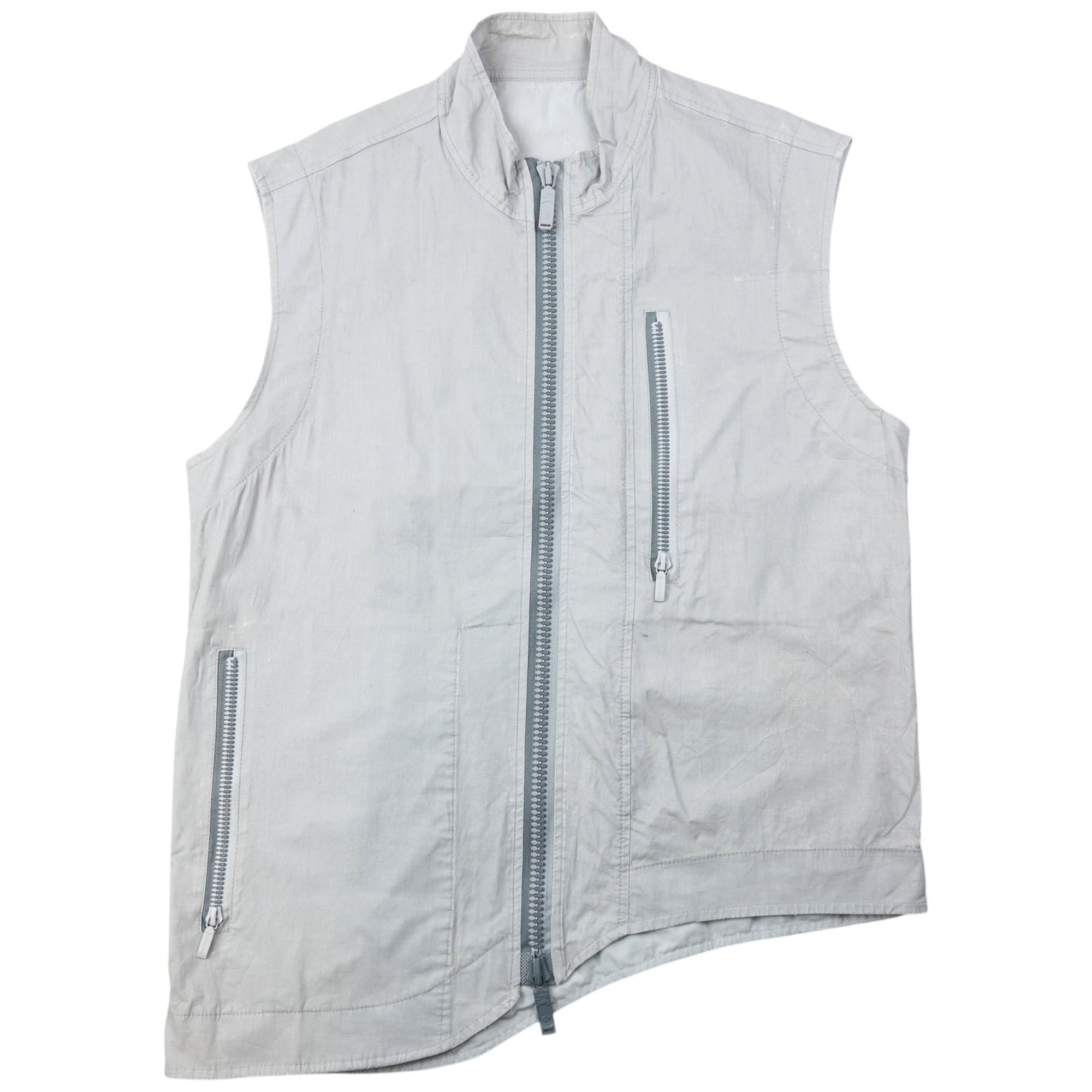 Vintage 1999 Maharishi Asymmetric Zip Up Gilet Size S