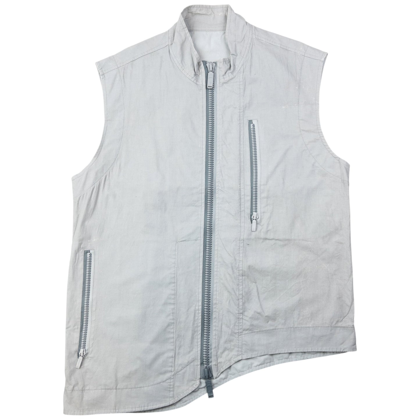 Vintage 1999 Maharishi Asymmetric Zip Up Gilet Size S