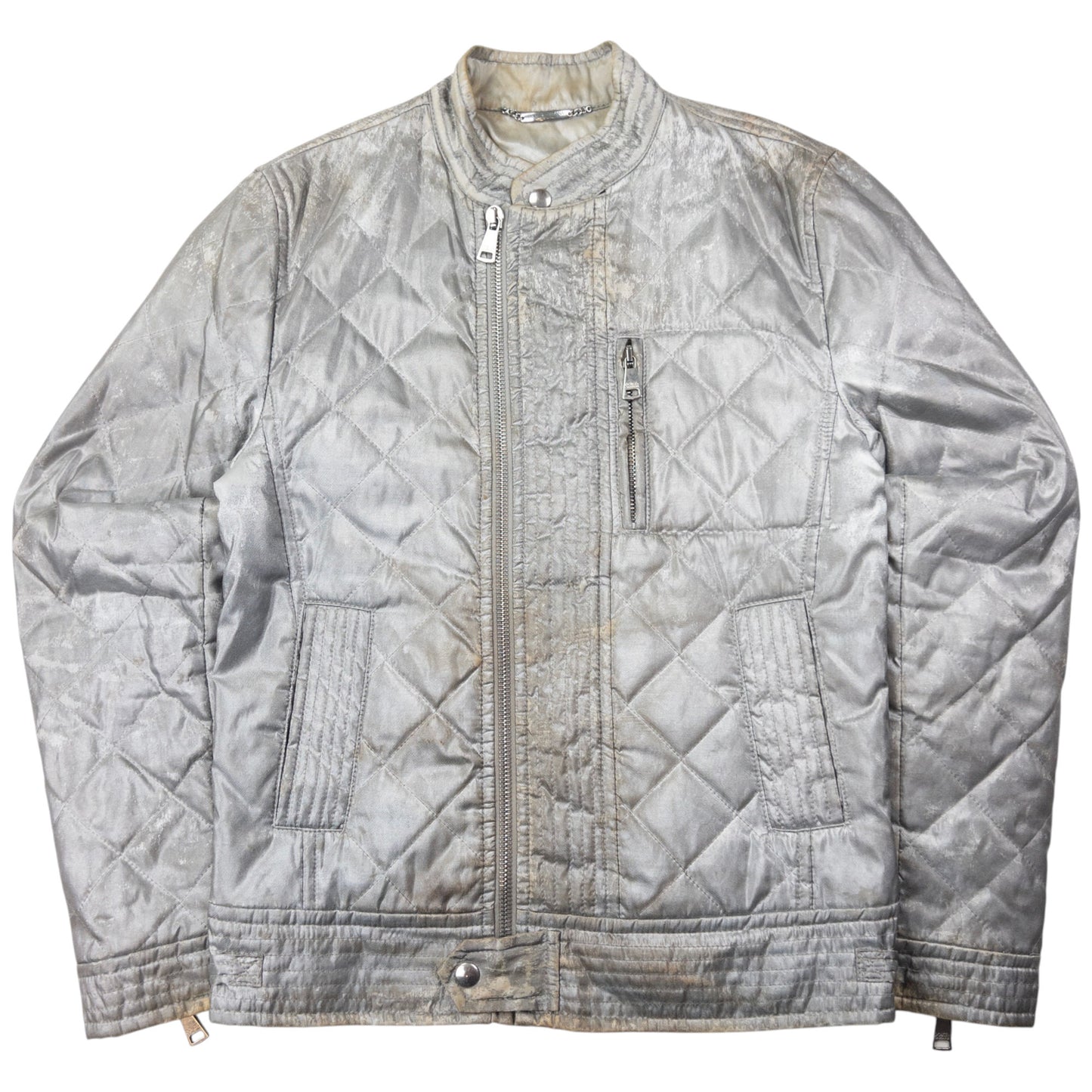Vintage Dolce & Gabbana Quilted Biker Jacket Size M