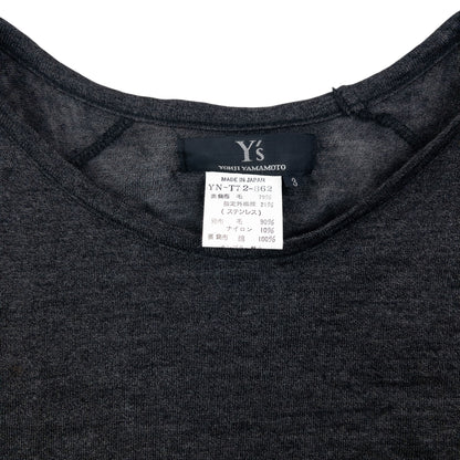 Vintage 90s Yohji Yamamoto Lightweight Roll Sleeve Jumper Size S