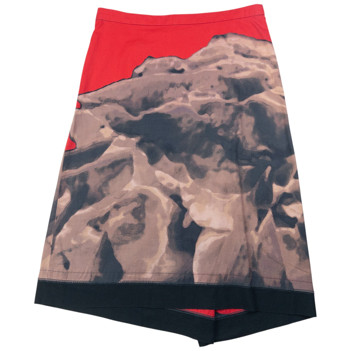 Vintage Issey Miyake Abstract Pattern Skirt Womens Size W28