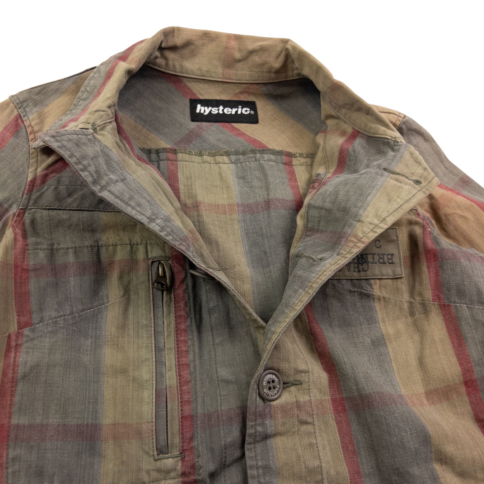 Vintage Hysteric Glamour Checkered Jacket Womens Size M