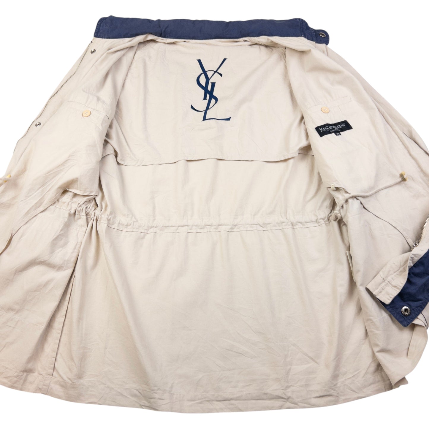 Vintage YSL Yves Saint Laurent Zip Up Jacket Size M