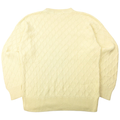 Vintage 90s Burberry Pattern Knit Jumper Size L