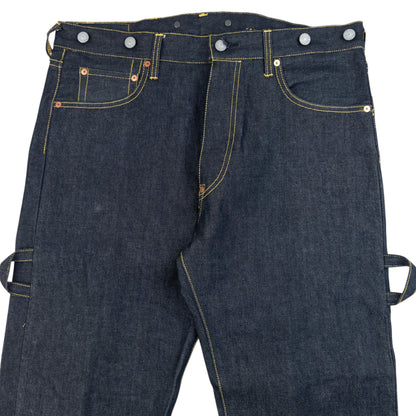Vintage 2000s Evisu Gull Symbol Bondage Zip Japanese Denim Jeans Size W36