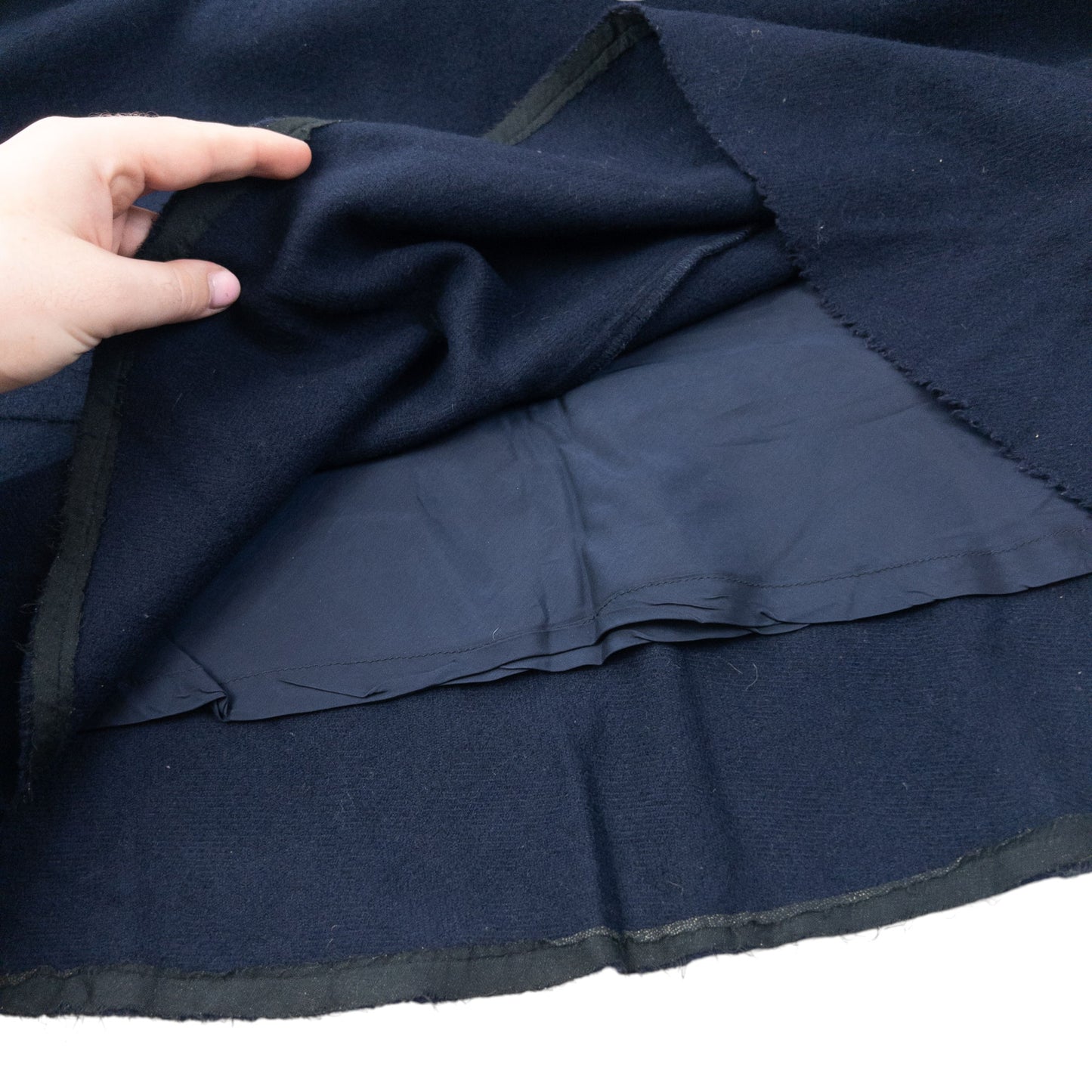 Vintage 2002 Comme Des Garçons Tricot Wool Flared Skirt Womens Size W25