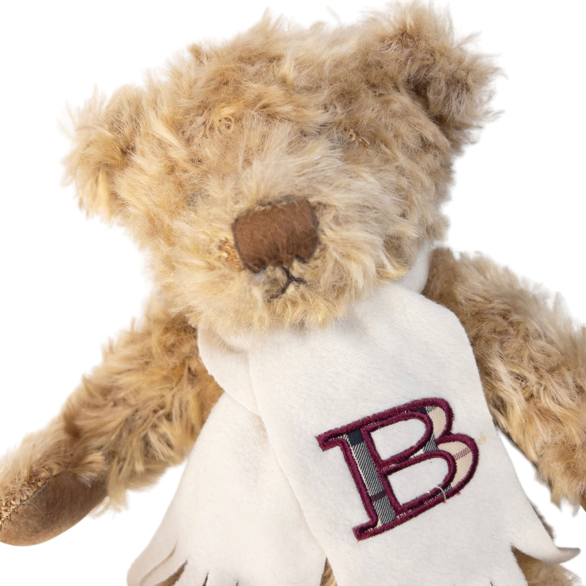 Vintage 2000s Burberry Scarf Teddy Bear
