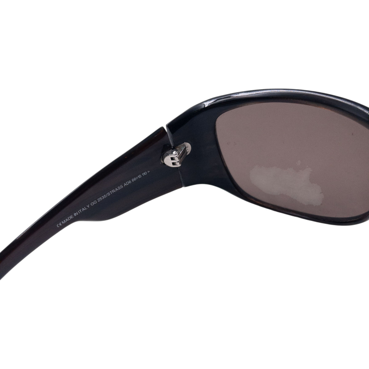 Vintage 2000s Gucci Diamanté Sunglasses in brown, photo 5