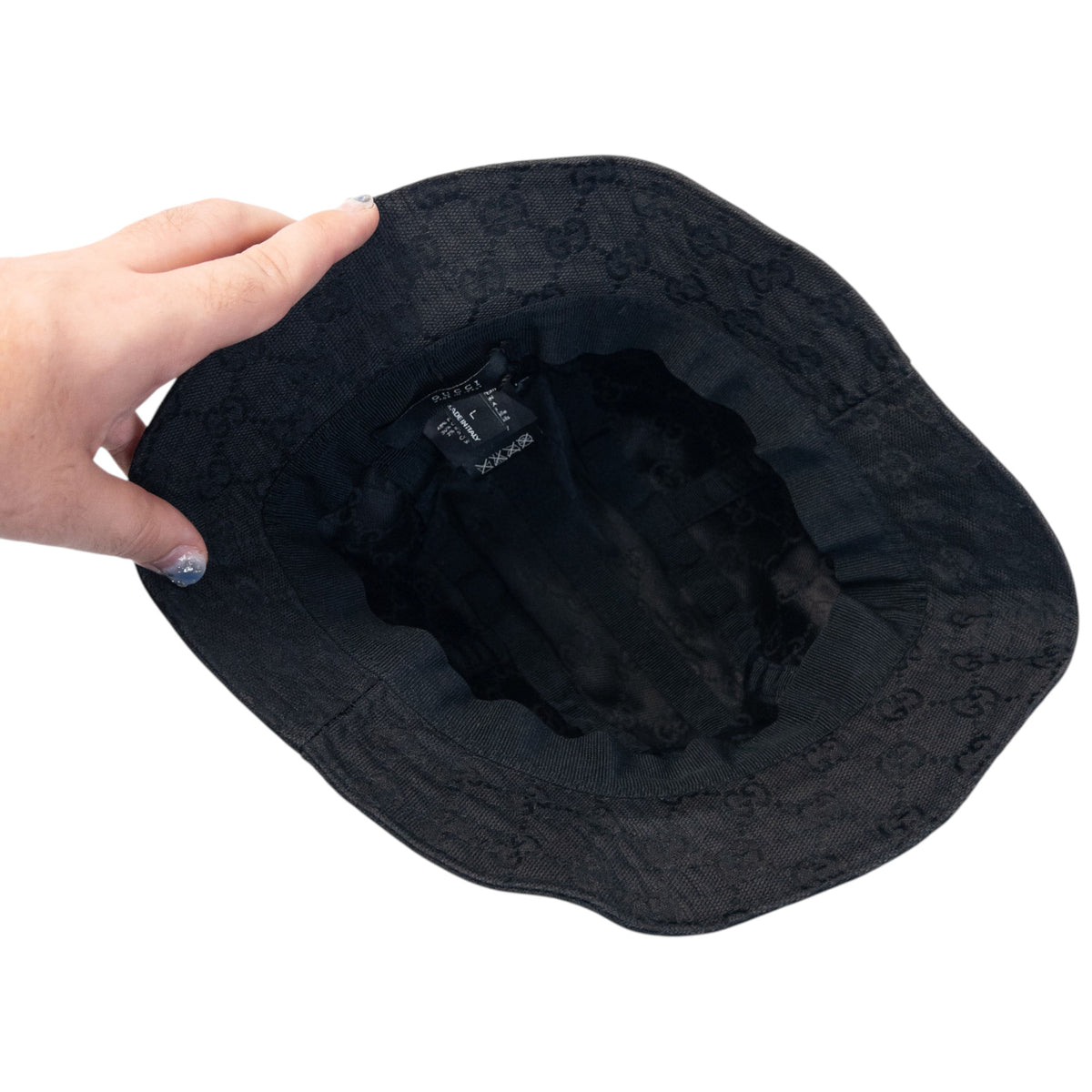 Vintage 2000s Gucci Monogram Bucket Hat Size L