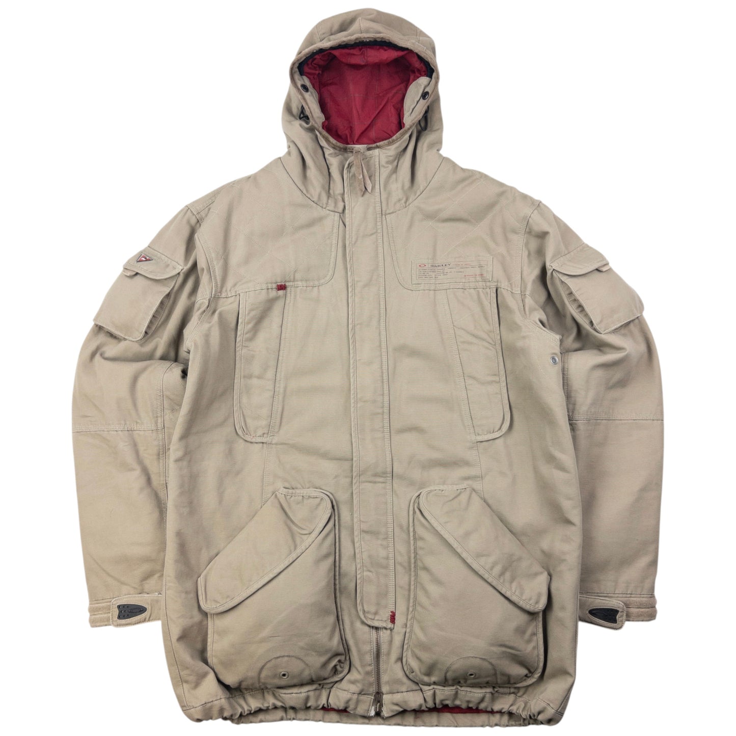 Vintage Oakley Zip Up Cargo Jacket Size XL