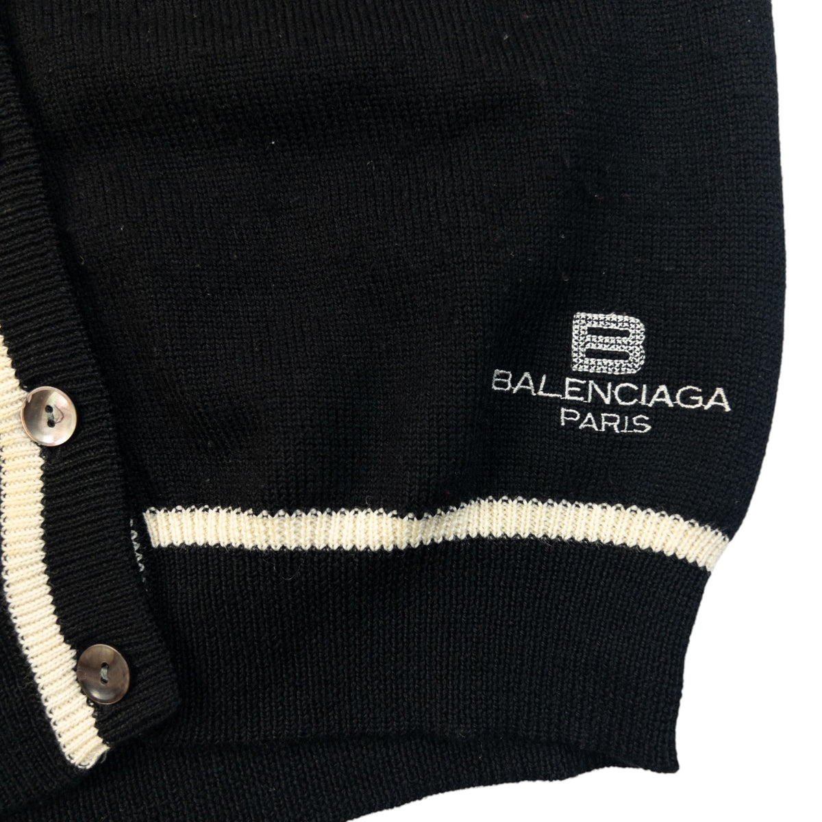 Vintage 90s Balenciaga Golf Button Up Sweater Vest Womens Size M