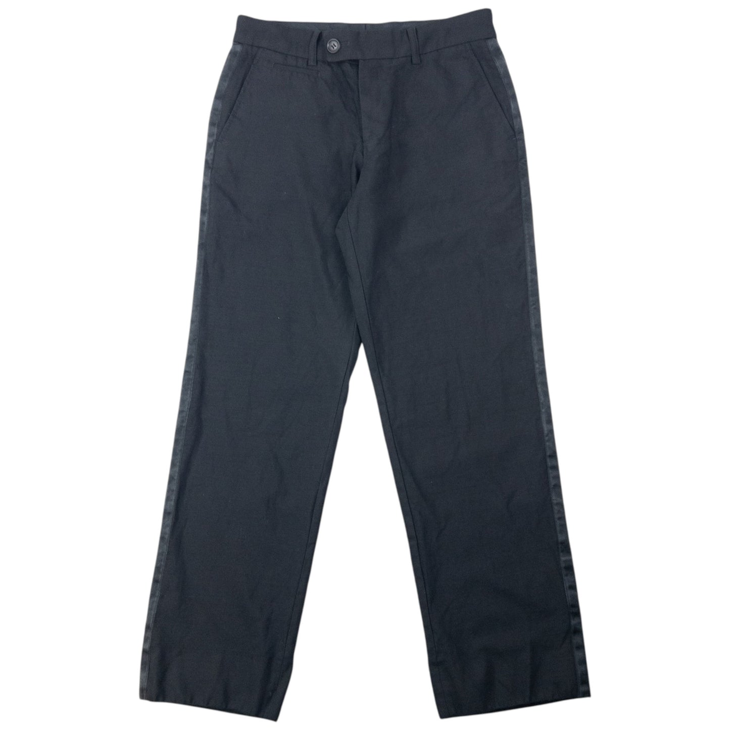 Vintage 90s Issey Miyake Wool And Silk Stripe Trousers Size W29