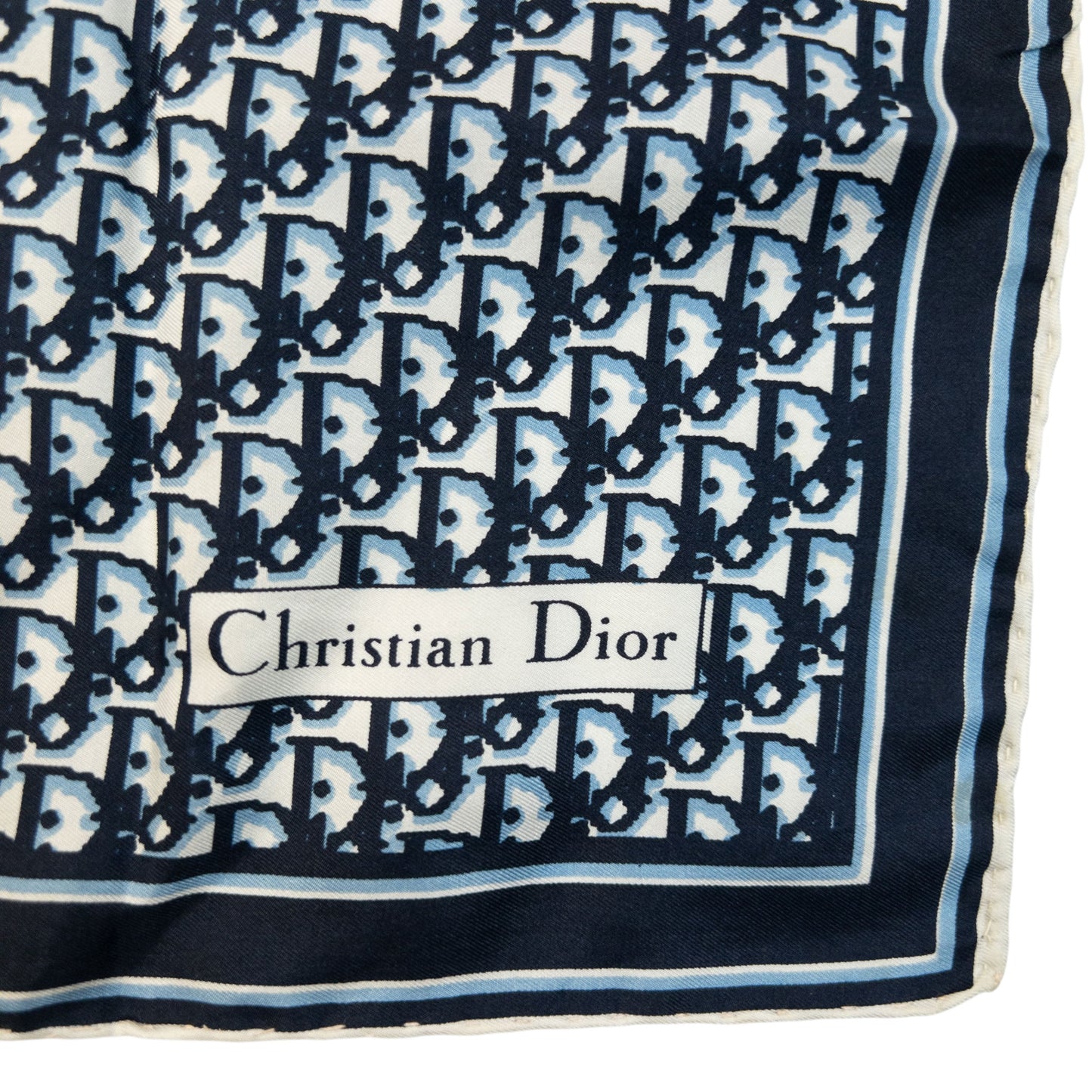 Vintage 2000s Dior Monogram Silk Scarf